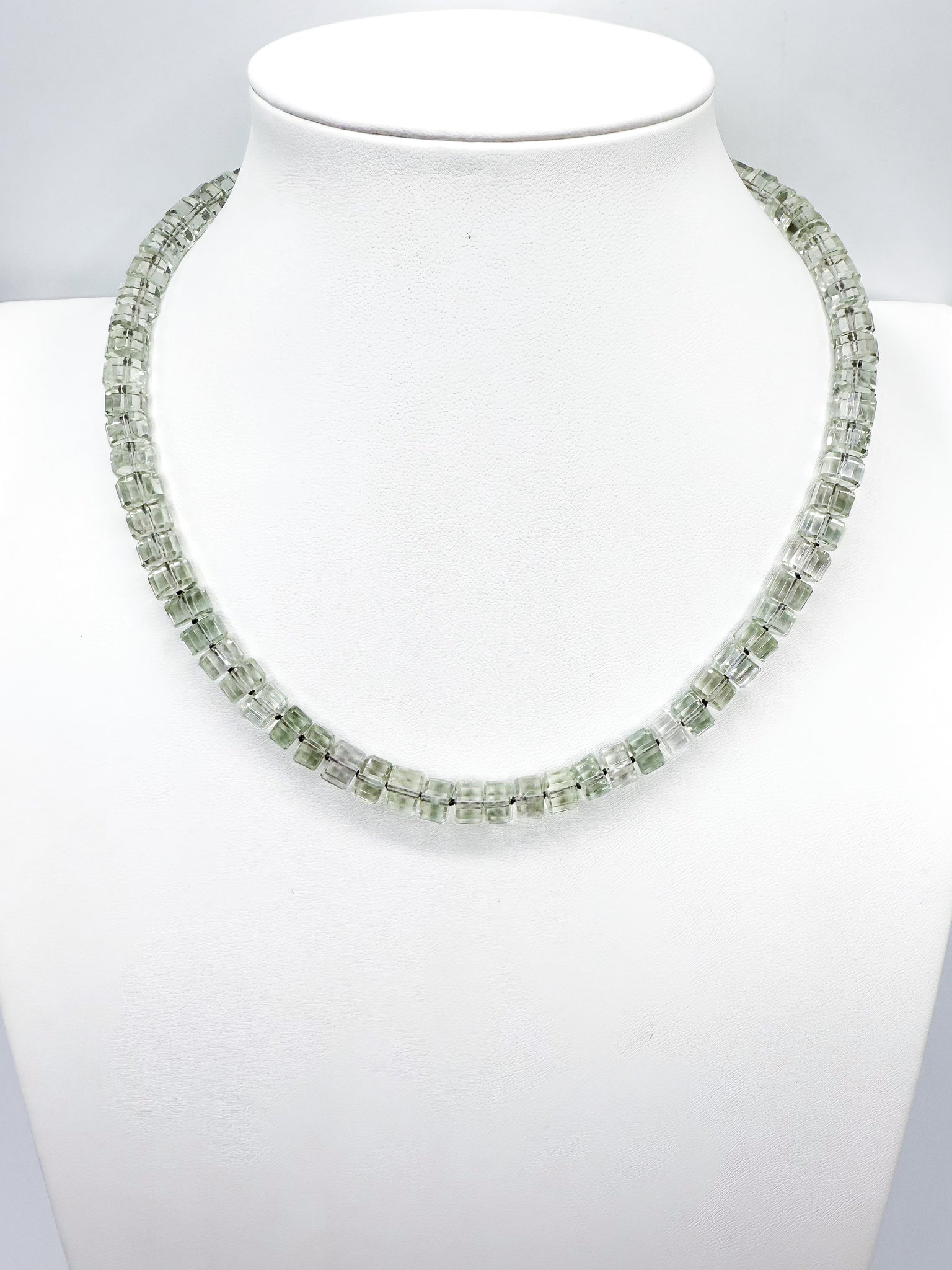 Green amethyst necklace