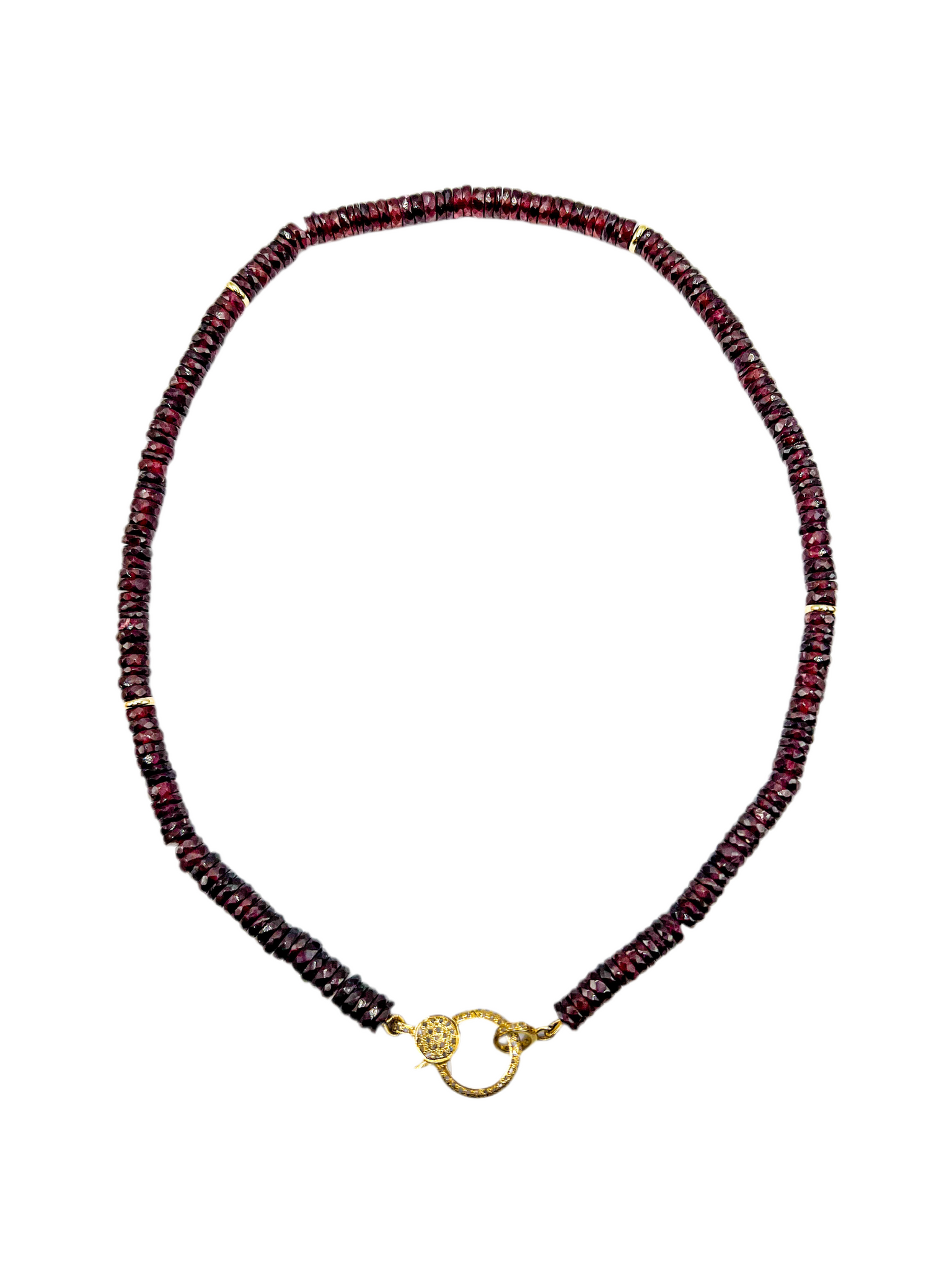 Garnet necklace