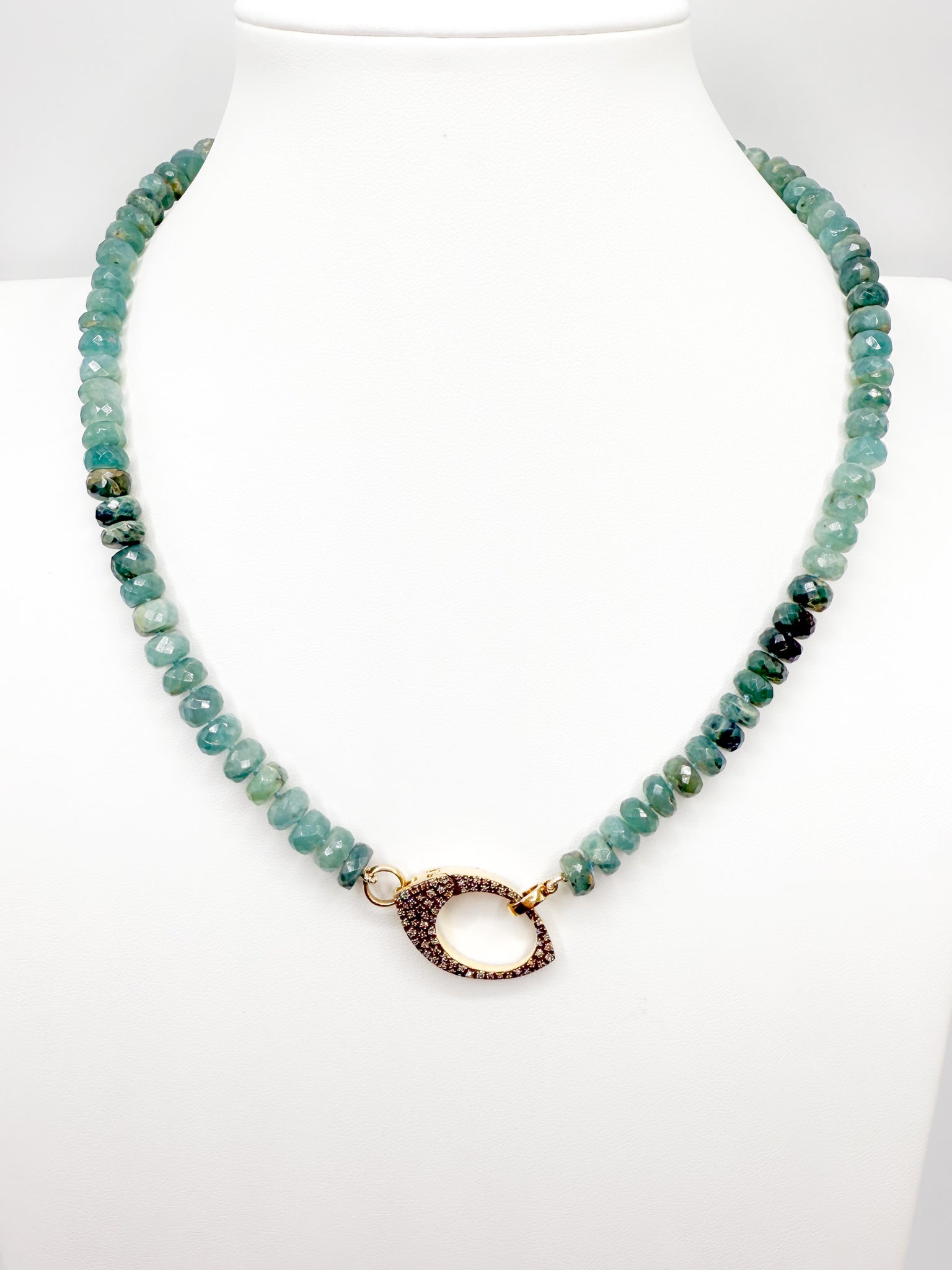 Grandidierite necklace