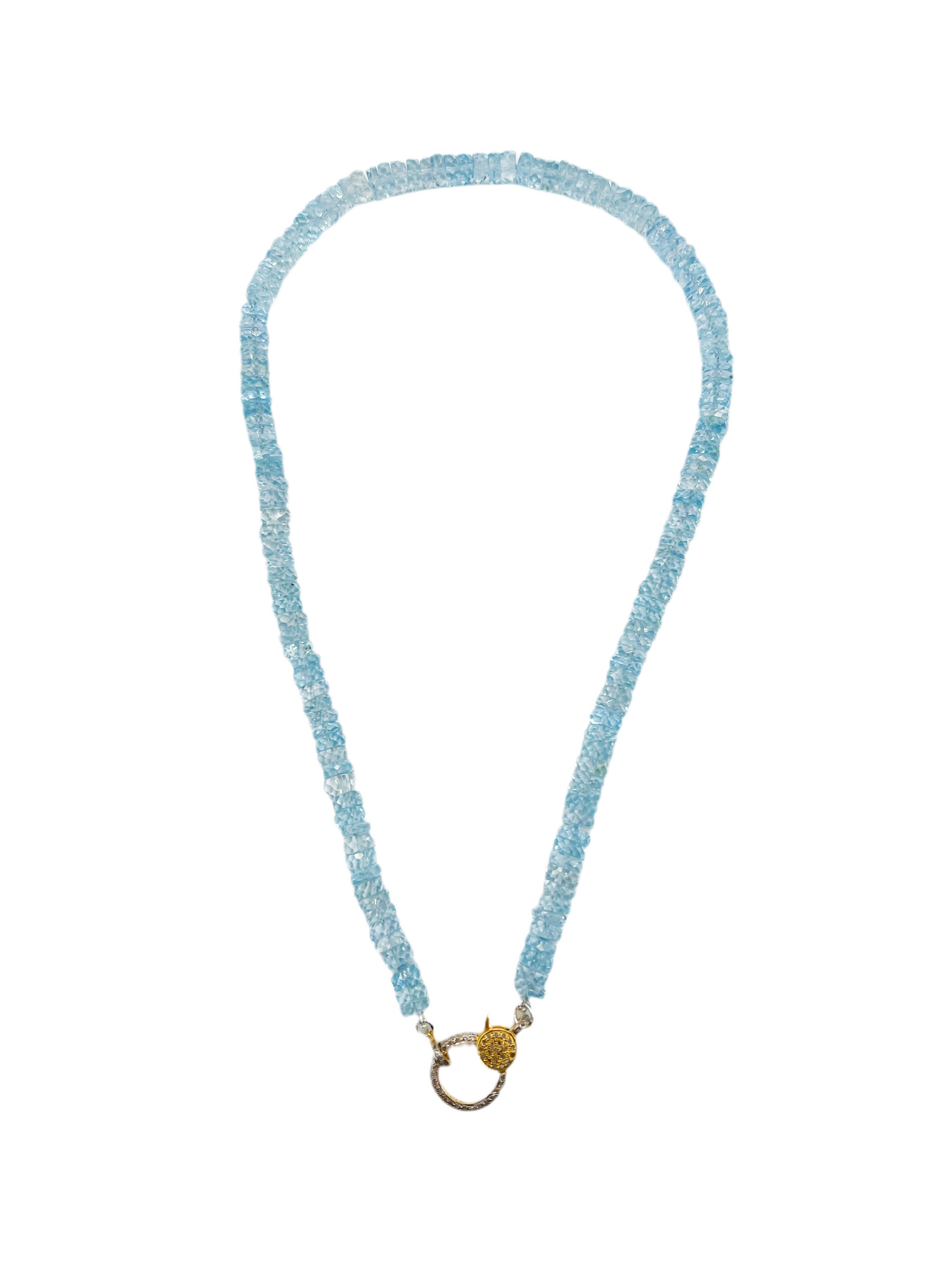 Blue topaz necklace